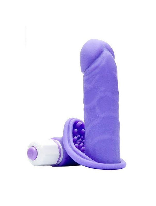 Фиолетовый вибростимулятор SEE YOU FINGERING PURPLE
