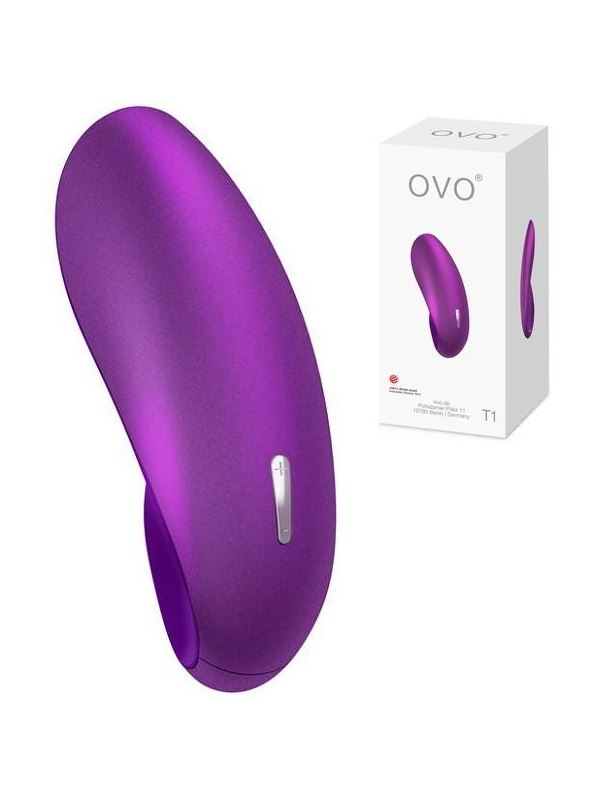 Фиолетовый стимулятор клитора OVO T1