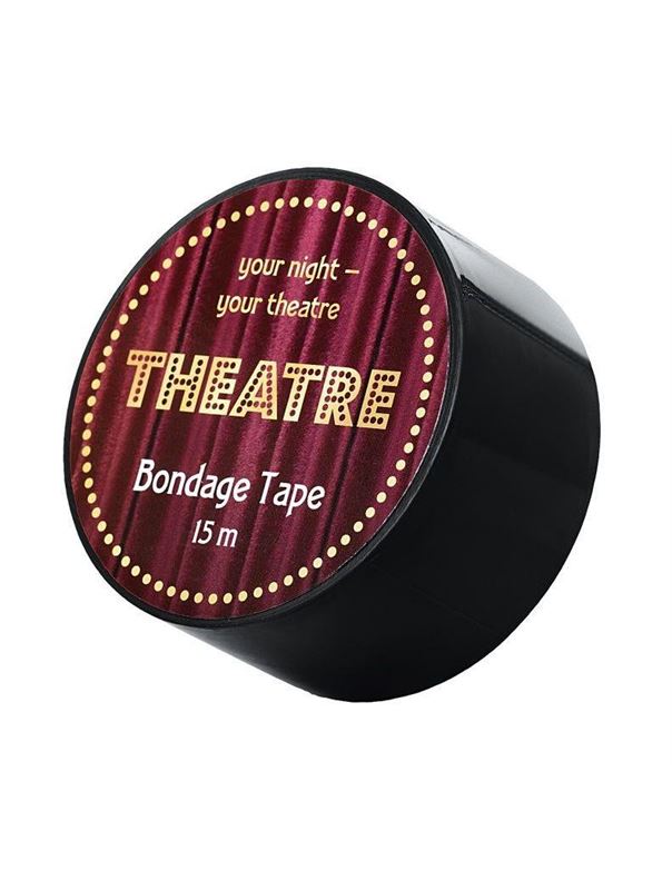 Черный бондажный скотч Theatre (15 м)