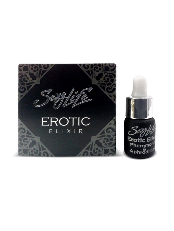 Эфирное масло-афродизиак с феромонами Sexy Life Erotic Elixir унисекс - 5 мл.