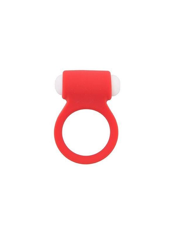 Красное эрекционное виброкольцо LIT-UP SILICONE STIMU RING 3 RED