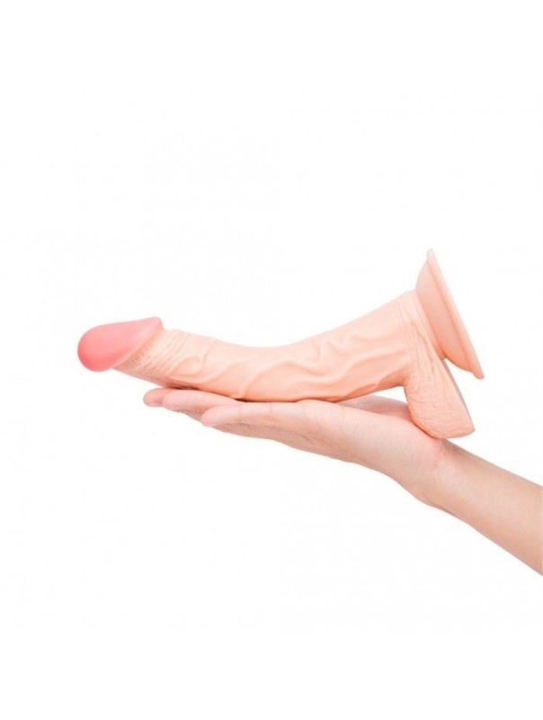 Телесный фаллоимитатор реалистик Pink Vibe (21 см)