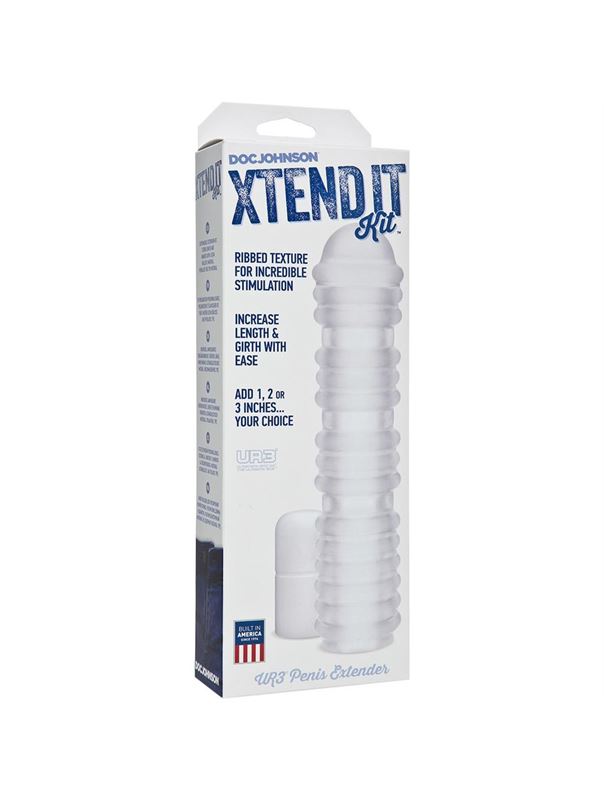 Насадка-удлинитель Xtend It Kit Ribbed - 20,6 см.