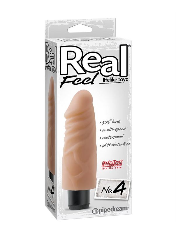 Реалистичный вибромассажер Real Feel №4 (12,7 см)