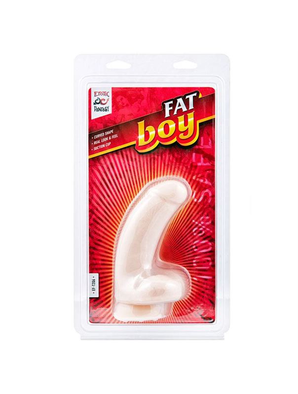 Изогнутый дилдо Fat Boy (13.5 см)