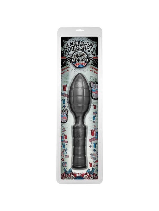 Анальный стимулятор в виде гранаты American Bombshell Blast Plug - 23,4 см.