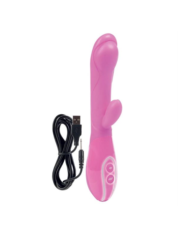 Розовый вибратор Body  Soul Bliss Pink - 21 см.