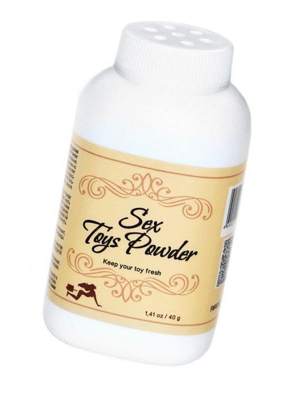 Пудра для ухода за секс-игрушками Sex Toys Powder - 40 гр.