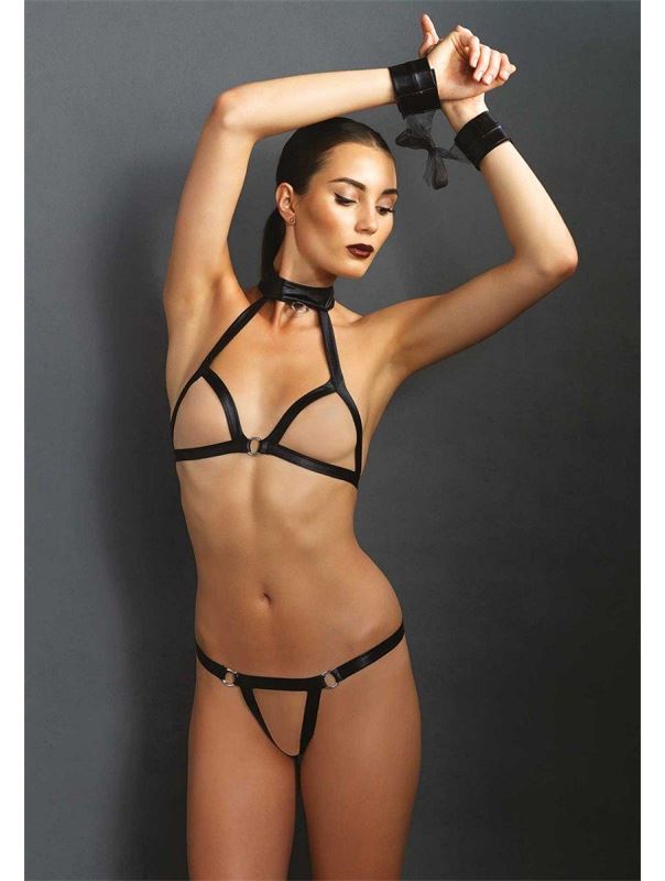 Комплект в стиле БДСМ BONDAGE LINGERIE SET