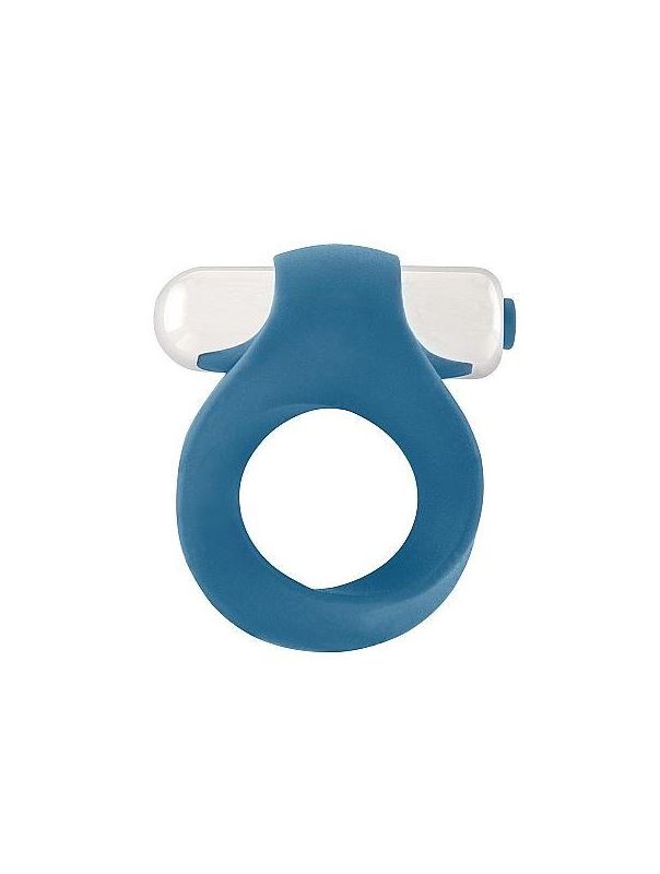 Синее виброкольцо Infinity Single Vibrating Cockring
