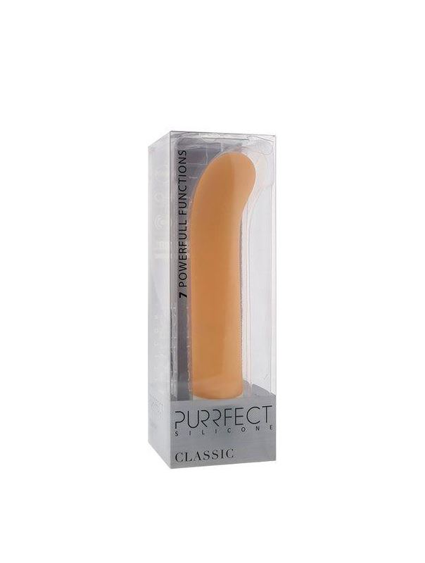 Телесный вибратор PURRFECT SILICONE CLASSIC G-SPOT (17,5 см)