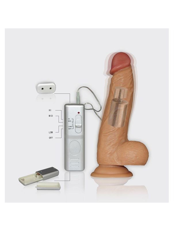 Телесный вибратор Real Extreme Extra Girth 8.25 (20 см)
