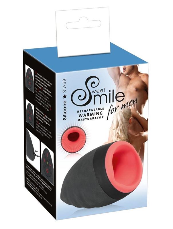 Мини-мастурбатор SMILE с функцией подогрева