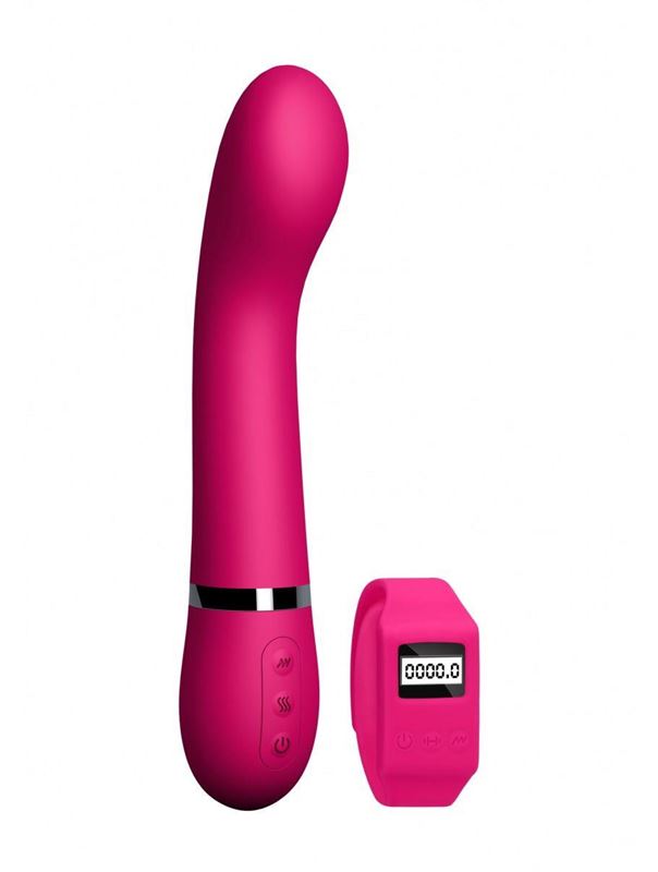 Розовый вибромассажер Kegel G (20 см)