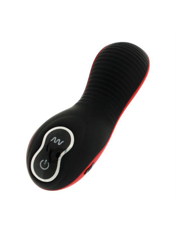 Чёрный клиторальный стимулятор VIBE THERAPY CHARGER