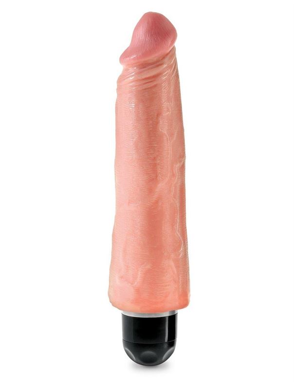 Телесный вибратор-реалистик 8" Vibrating Stiffy (24,8 см)