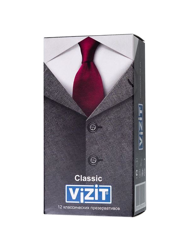 Классические презервативы VIZIT Classic (12 шт)