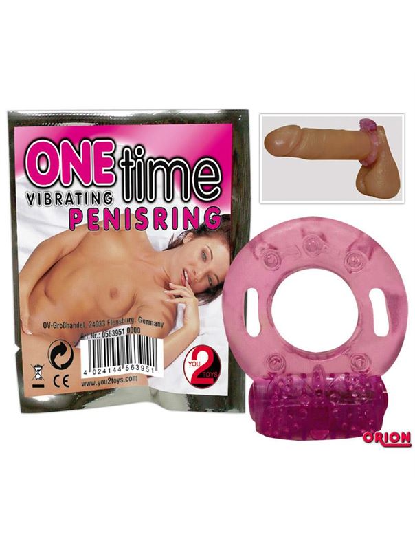 Эррекционное кольцо с вибрацией One Time Vibrating Ring