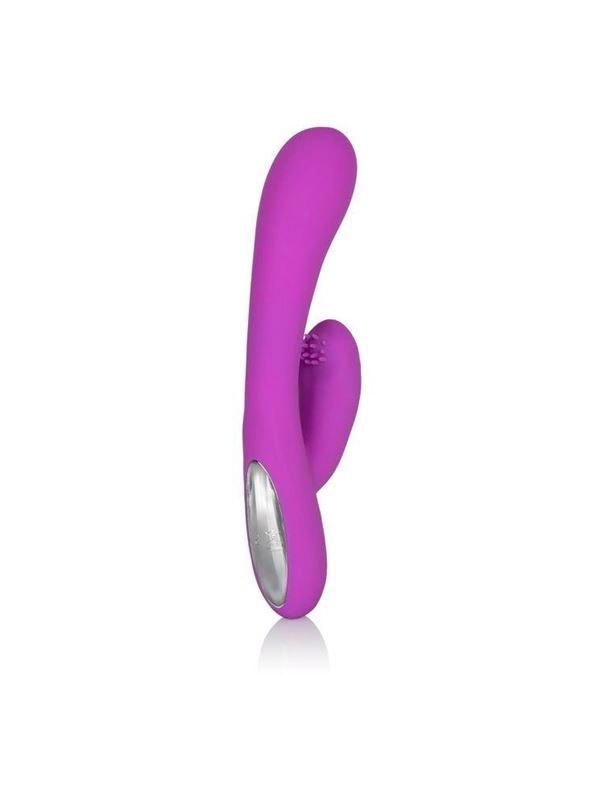 Фиолетовый перезаряжаемый вибромассажер Embrace Massaging G-Tickler