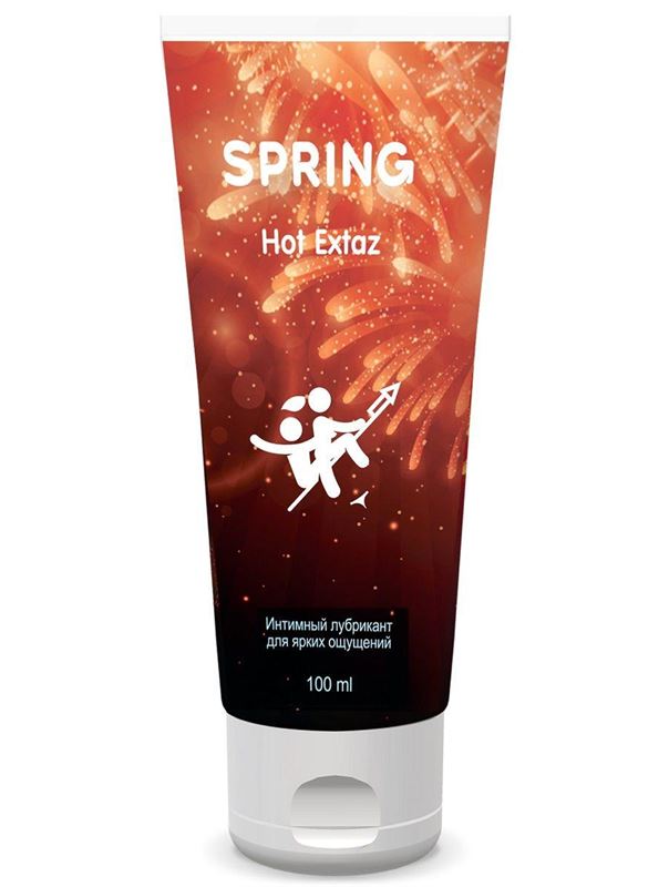 Согревающий интимный лубрикант Spring Hot Extaz (100 мл)