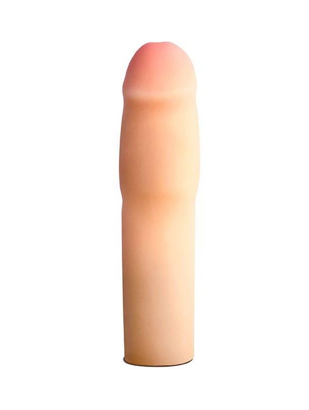 Телесная насадка-удлинитель на пенис PERFORMANCE 1.5INCH COCK XTENDER - 16 см.