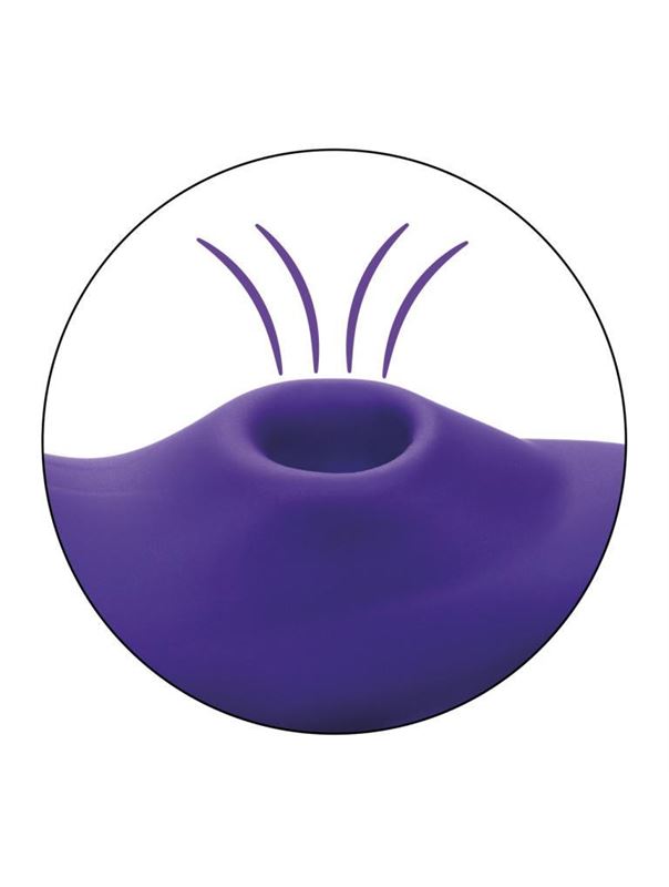 Фиолетовый стимулятор в трусики Remote Suction Panty Teaser
