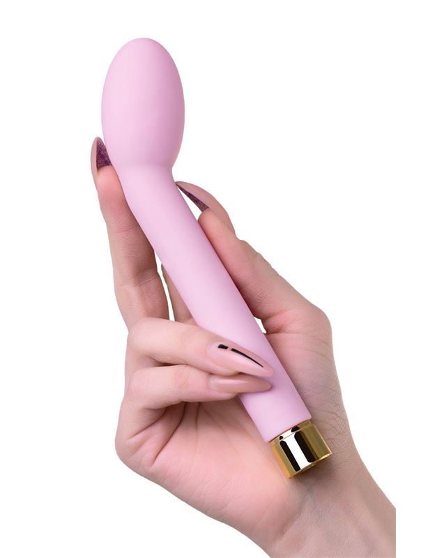 Нежно-розовый вибратор для точки G OMG (17 см)