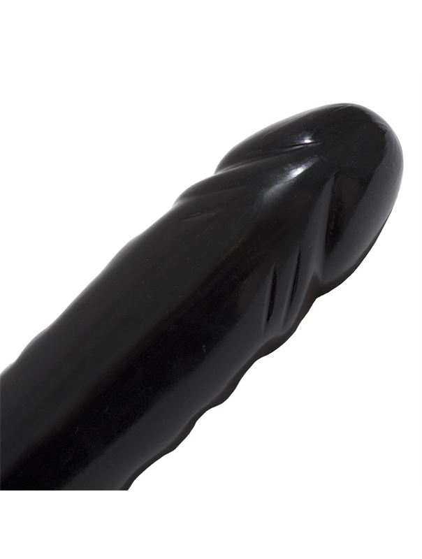 Двойной черный фаллоимитатор Black Double Dong - 45 см.