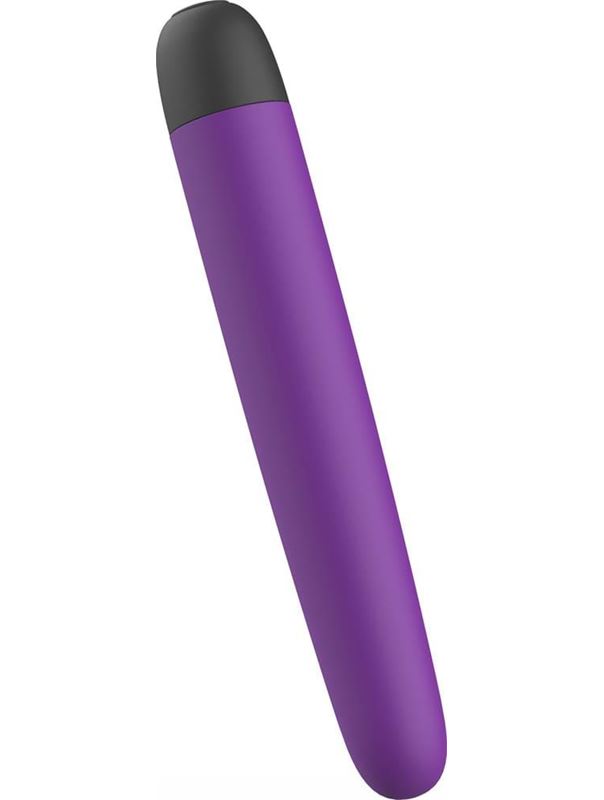 Фиолетовый классический вибратор Bgood Classic (18 см)