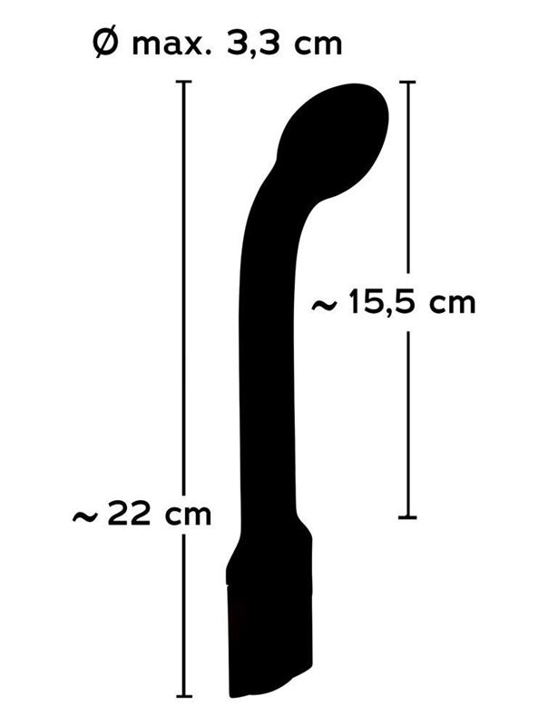 Фиолетовый вибратор G-точки G-SPOT VIBRATOR (22 см)