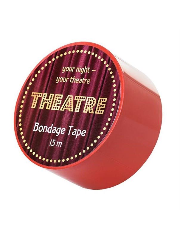 Красный бондажный скотч Theatre (15 м)