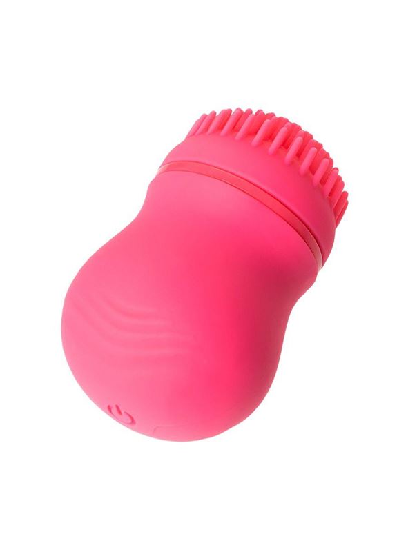 Розовый стимулятор клитора CURU-CURU BRUSH ROTER