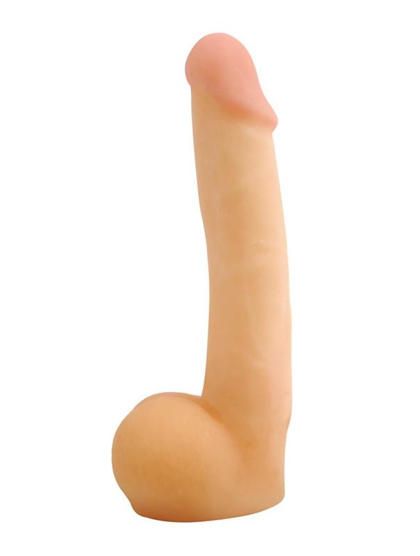 Реалистичный фаллоимитатор CyberSkin Cyber Cock with Balls Light (20 см)