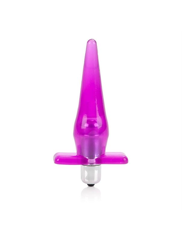 Розовая анальная пробка Mini Vibro Tease