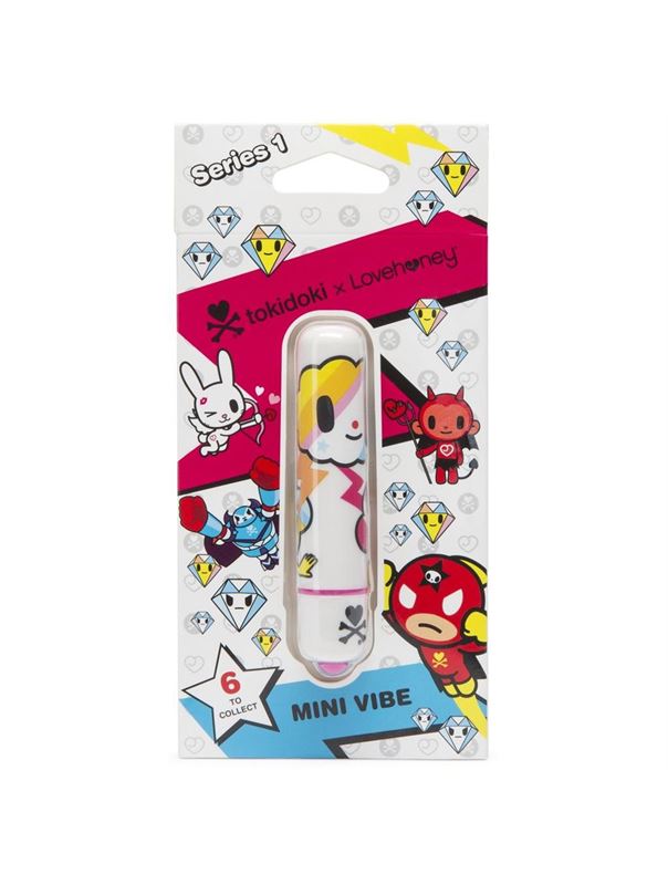 Вибропуля с тучками MINI BULLET VIBRATOR WHITE CLOUDS