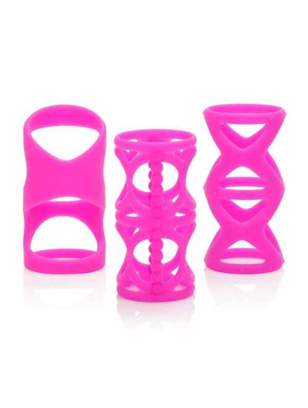 Набор розовых насадок Posh Silicone Lover’s Cages