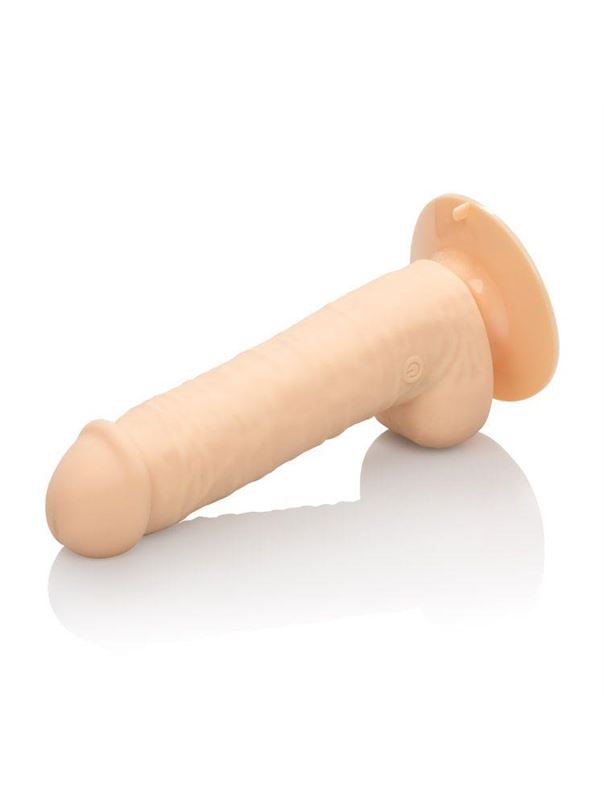 Вибратор-реалистик 10-Function Silicone Emperor - 18,4 см.