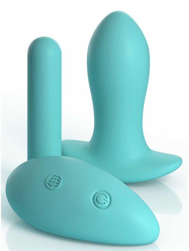 Белые трусики Remote Bow-Tie G-String с вибрацией и анальным стимулятором