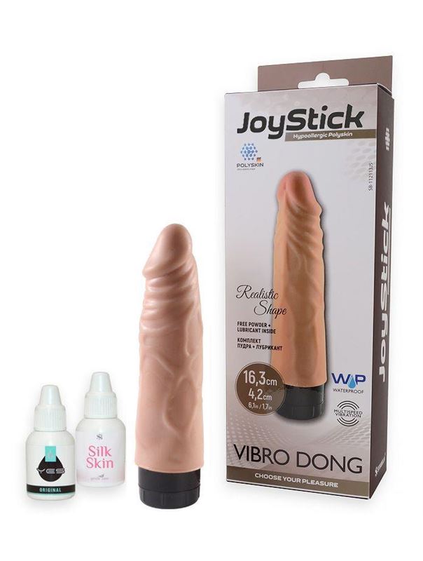 Реалистичный вибратор JOYSTICK - VIBRO DONG (16,3 см)