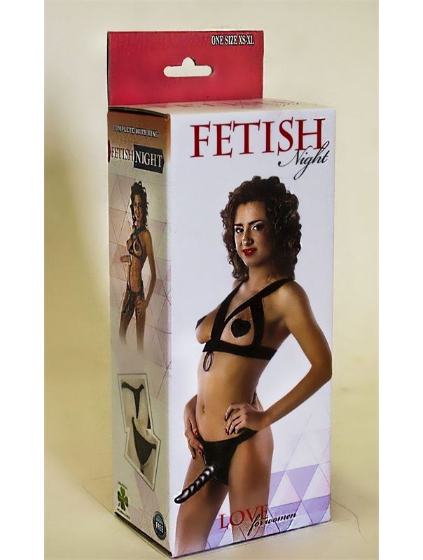 Костюм БДСМ Fetish Night с анальной насадкой длиной (18 см)