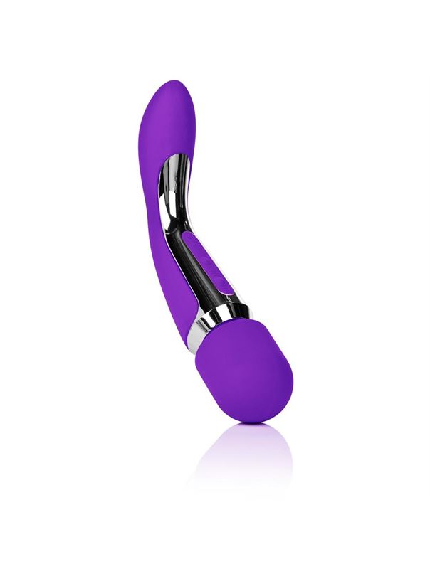 Фиолетовый вибромассажер BODY WAND - 22,25 см.