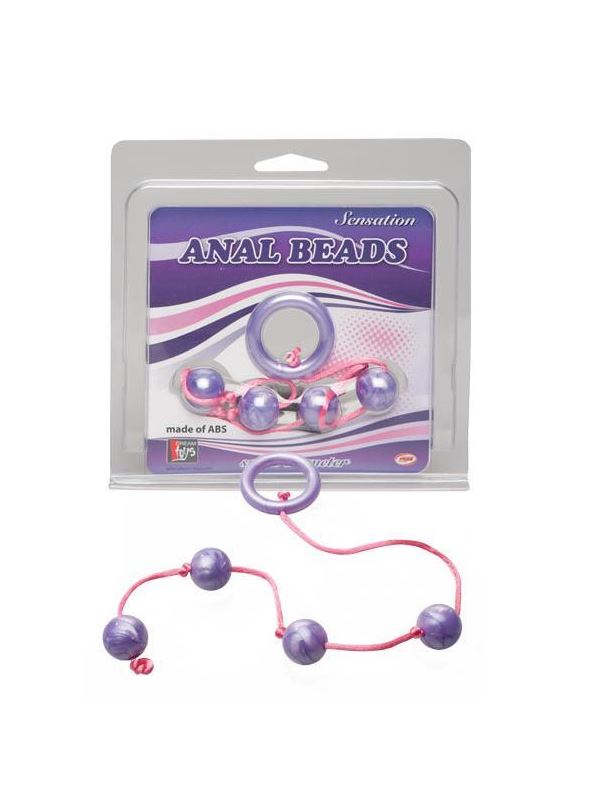 Фиолетовые анальные шарики GOOD VIBES ANAL BEADS SMALL