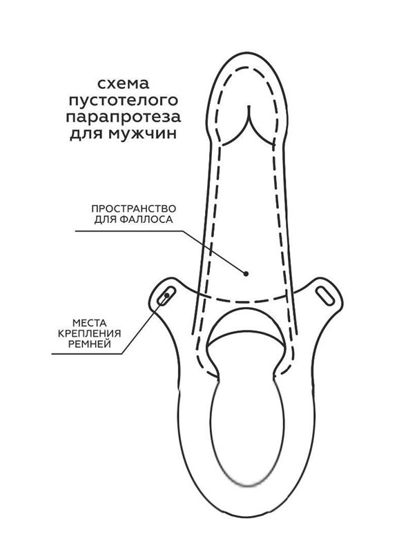 Телесный фаллопротез MEN STYLE с анальным стимулятором (17,5 см)