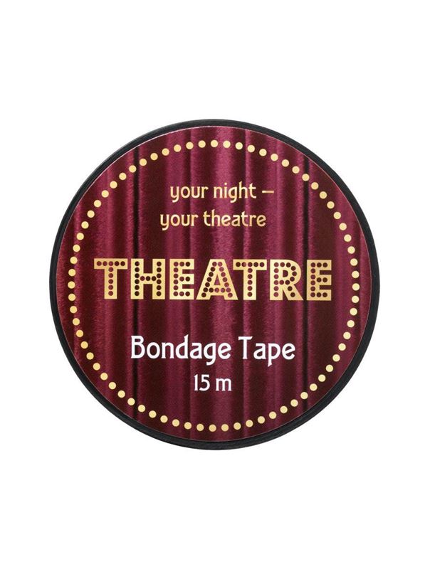 Черный бондажный скотч Theatre (15 м)