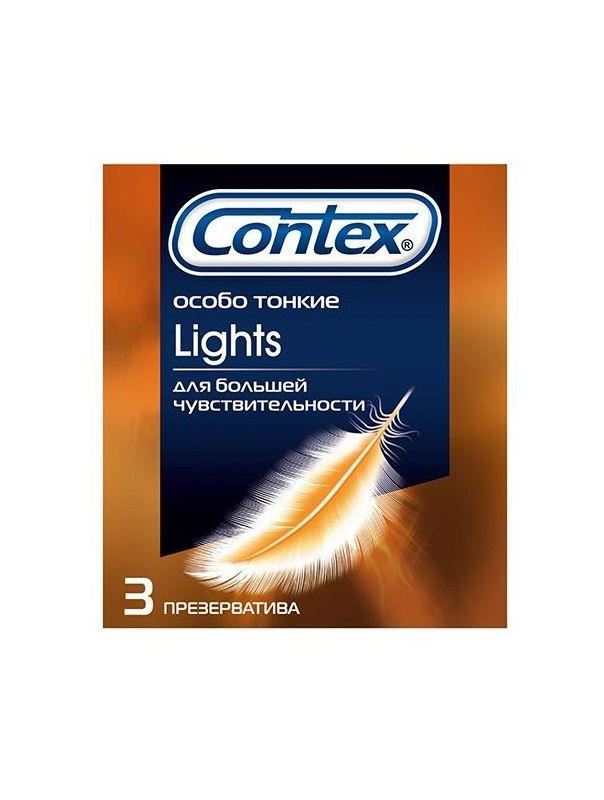 Особо тонкие презервативы Contex Lights (3 шт)