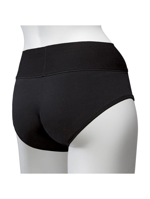 Трусики-брифы с плугом Vac-U-Lock Panty Harness with Plug Briefs - L/XL