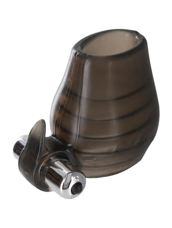Дымчатое вольцо на пенис с вибрацией POWER BALL SNUCLER 