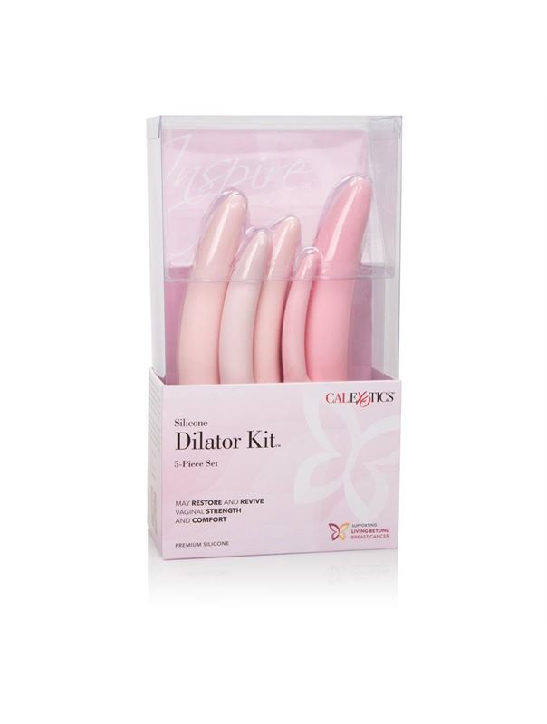 Набор из 5 вагинальных тренажеров разного размера Silicone Dilator Kit 5-Piece Set
