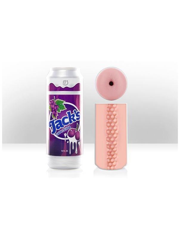Мастурбатор-анус Fleshlight - Gape Soda в тубе-банке