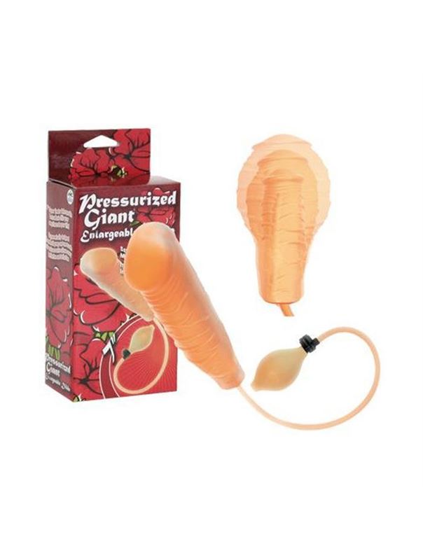 Надувающийся фаллоимитатор PRESSURIZED GIANT (17,8 см)